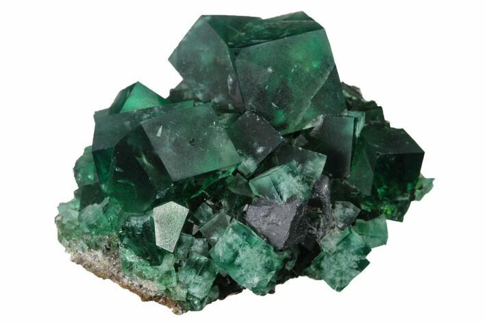 Fluorite Crystal Cluster with Galena - Rogerley Mine #143046